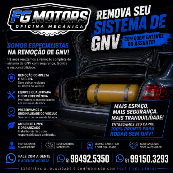 Área de atendimento da oficina FG Motors