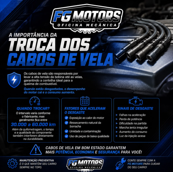 Interior da oficina FG Motors